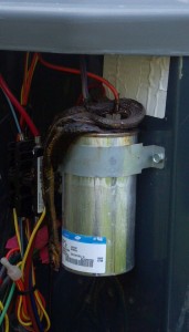 Run Capacitor HVAC Shorted out by snake